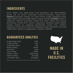 Purina Pro Plan Focus Healthy Metabolism Formula Chicken Entrée In Gravy Adult Canned Cat Food 11 Purina Pro Plan Focus Healthy Metabolism Formula Chicken Entrée In Gravy Adult Canned Cat Food -Wellness Sales Store 86227 PT4. AC SS1800 V1636674712