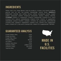 Purina Pro Plan Beef & Chicken Entree In Gravy Canned Cat Food -Wellness Sales Store 86285 PT4. AC SS1800 V1634248618