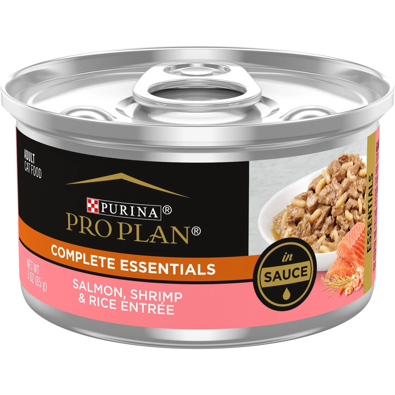 Purina Pro Plan Adult Salmon, Shrimp & Rice Entrée In Sauce Canned Cat Food 1 Purina Pro Plan Adult Salmon, Shrimp & Rice Entrée In Sauce Canned Cat Food