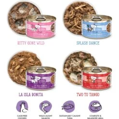 Weruva Cats In The Kitchen The Coolsville Catch! Variety Pack Grain-Free Wet Cat Food, 3.2-oz Can, Case Of 12 12 Weruva Cats In The Kitchen The Coolsville Catch! Variety Pack Grain-Free Wet Cat Food, 3.2-oz Can, Case Of 12 -Wellness Sales Store 875422 PT3. AC SS1800 V1702597716