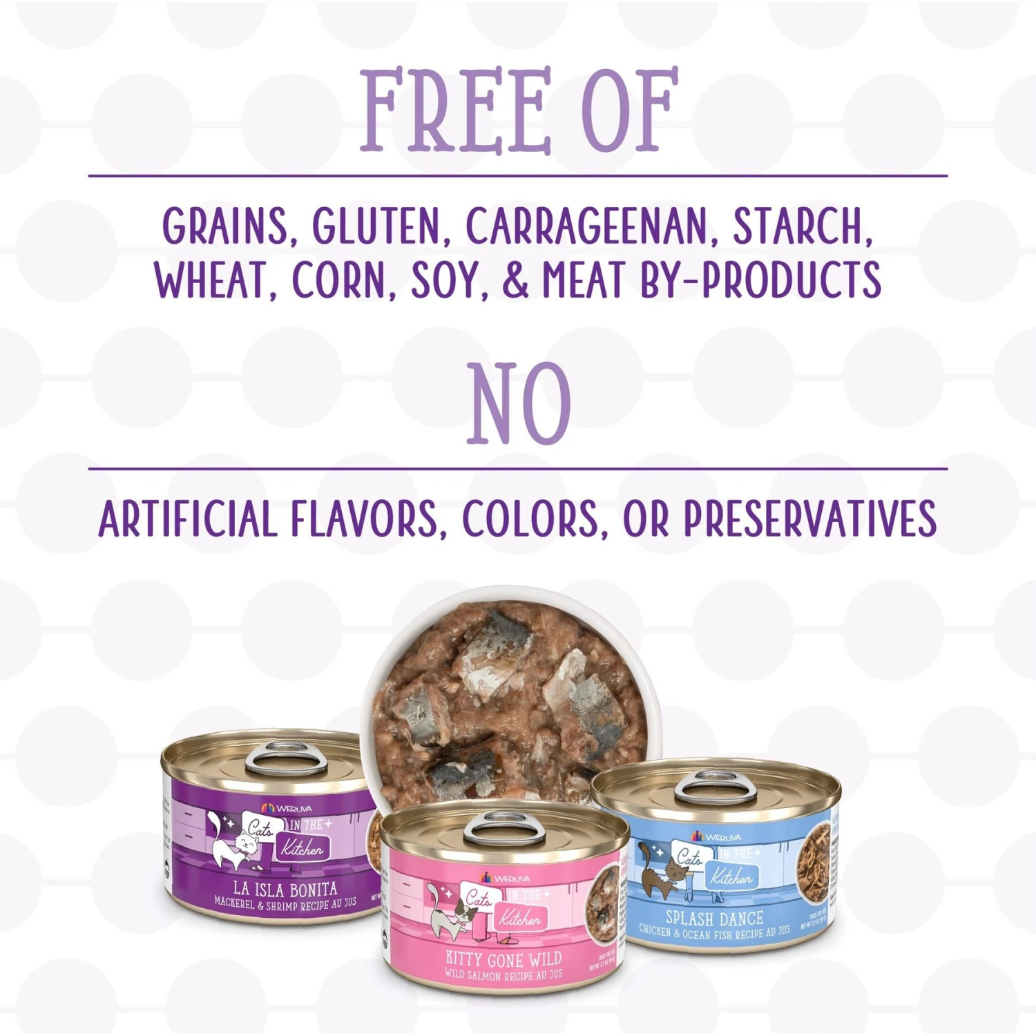 Weruva Cats In The Kitchen The Coolsville Catch! Variety Pack Grain-Free Wet Cat Food, 3.2-oz Can, Case Of 12 5 Weruva Cats In The Kitchen The Coolsville Catch! Variety Pack Grain-Free Wet Cat Food, 3.2-oz Can, Case Of 12 - Image 5