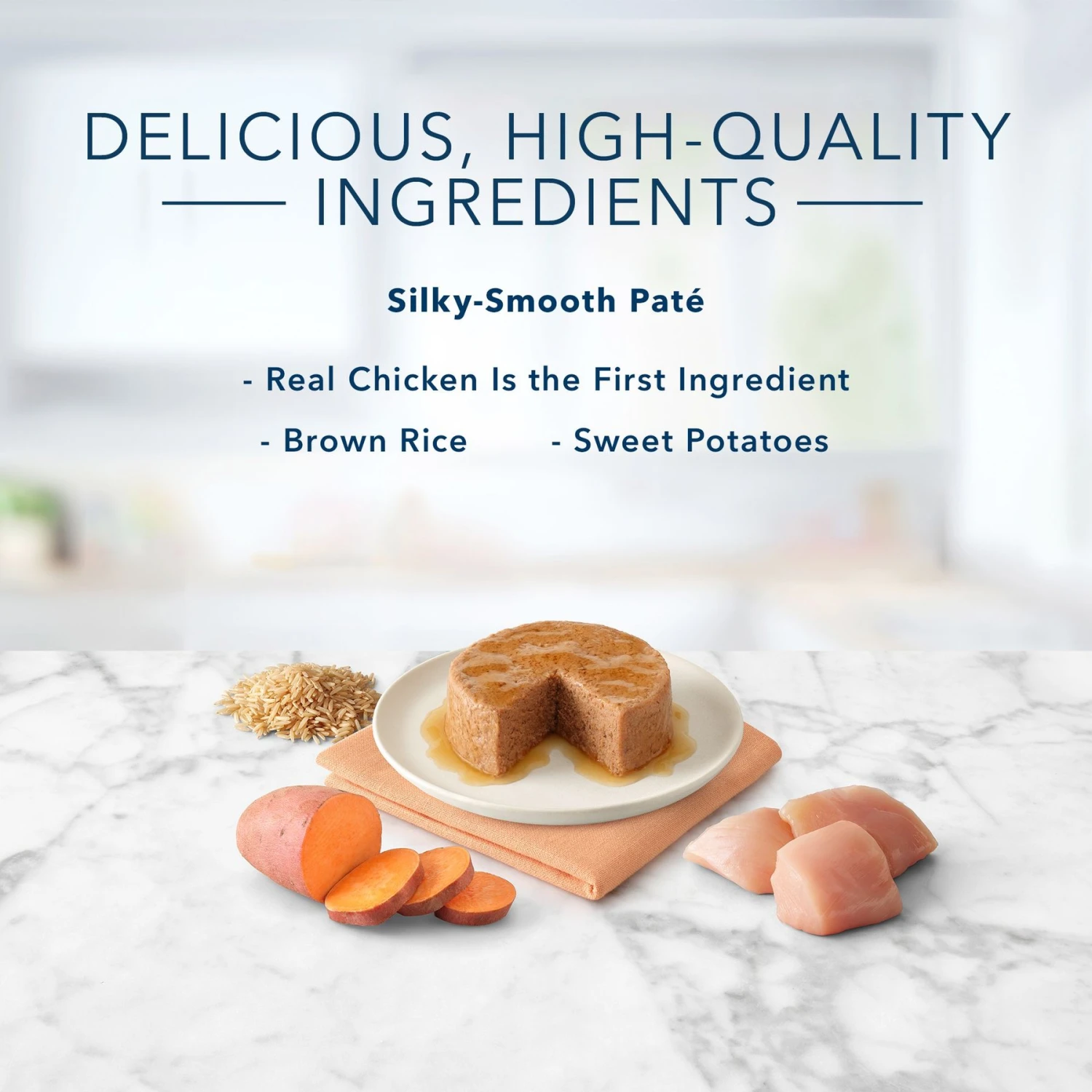 Blue Buffalo Tastefuls Natural Mature Pate Chicken Entree Wet Cat Food, 3-oz Can, Case Of 12 5 Blue Buffalo Tastefuls Natural Mature Pate Chicken Entree Wet Cat Food, 3-oz Can, Case Of 12 - Image 5