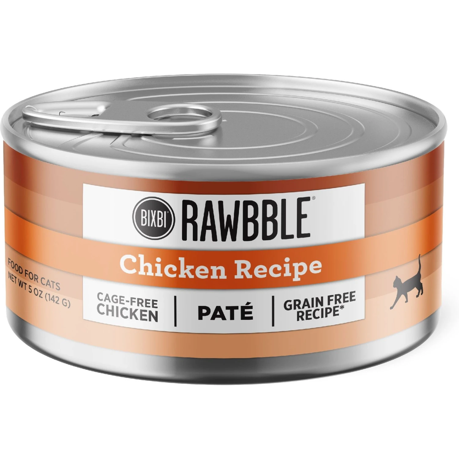 BIXBI Rawbble Chicken Pate Wet Food For Cats, 5-oz Can, Case Of 24 1 BIXBI Rawbble Chicken Pate Wet Food For Cats, 5-oz Can, Case Of 24