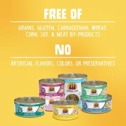 Weruva Chicken Gone Fishin' Variety Pack Grain-Free Canned Cat Food -Wellness Sales Store 92906 PT4. AC SS1800 V1599642355