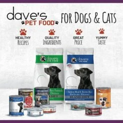 Dave's Pet Food Naturally Healthy Grain-Free Ahi Tuna Dinner With Chicken Canned Cat Food -Wellness Sales Store 93770 PT6. AC SS1800 V1517260281