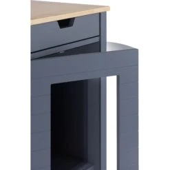 TRINITY 20-in Enclosure End Table With Drawer Cat Litter Box, Dark Grey, Small -Wellness Sales Store 943606 PT8. AC SS1800 V1692300286