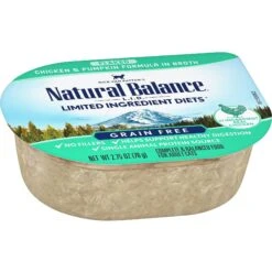 Natural Balance L.I.D. Limited Ingredient Diets Chicken & Pumpkin Formula Shreds Grain-Free Wet Cat Food -Wellness Sales Store 95653 PT3. AC SS1800 V1576527779
