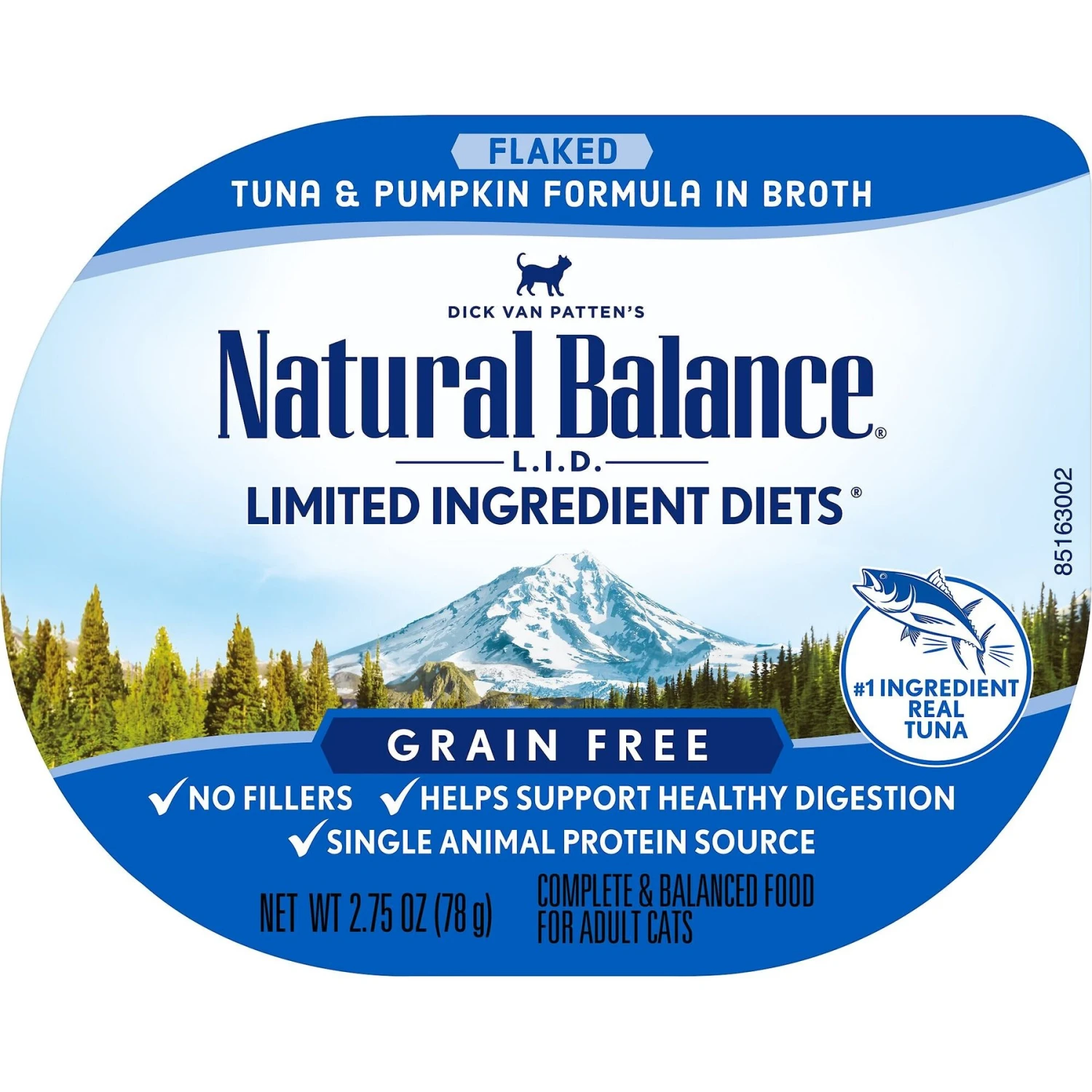 Natural Balance L.I.D. Limited Ingredient Diets Tuna & Pumpkin Formula Flaked Grain-Free Wet Cat Food 1 Natural Balance L.I.D. Limited Ingredient Diets Tuna & Pumpkin Formula Flaked Grain-Free Wet Cat Food