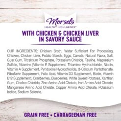 Wellness Healthy Indulgence Morsels With Chicken & Chicken Liver In Savory Sauce Grain-Free Wet Cat Food Pouches 13 Wellness Healthy Indulgence Morsels With Chicken & Chicken Liver In Savory Sauce Grain-Free Wet Cat Food Pouches -Wellness Sales Store 95718 PT5. AC SS1800 V1695846643