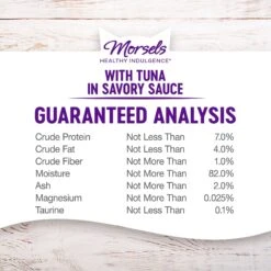Wellness Healthy Indulgence Morsels With Tuna In Savory Sauce Grain-Free Wet Cat Food Pouches 14 Wellness Healthy Indulgence Morsels With Tuna In Savory Sauce Grain-Free Wet Cat Food Pouches -Wellness Sales Store 95727 PT6. AC SS1800 V1695839118