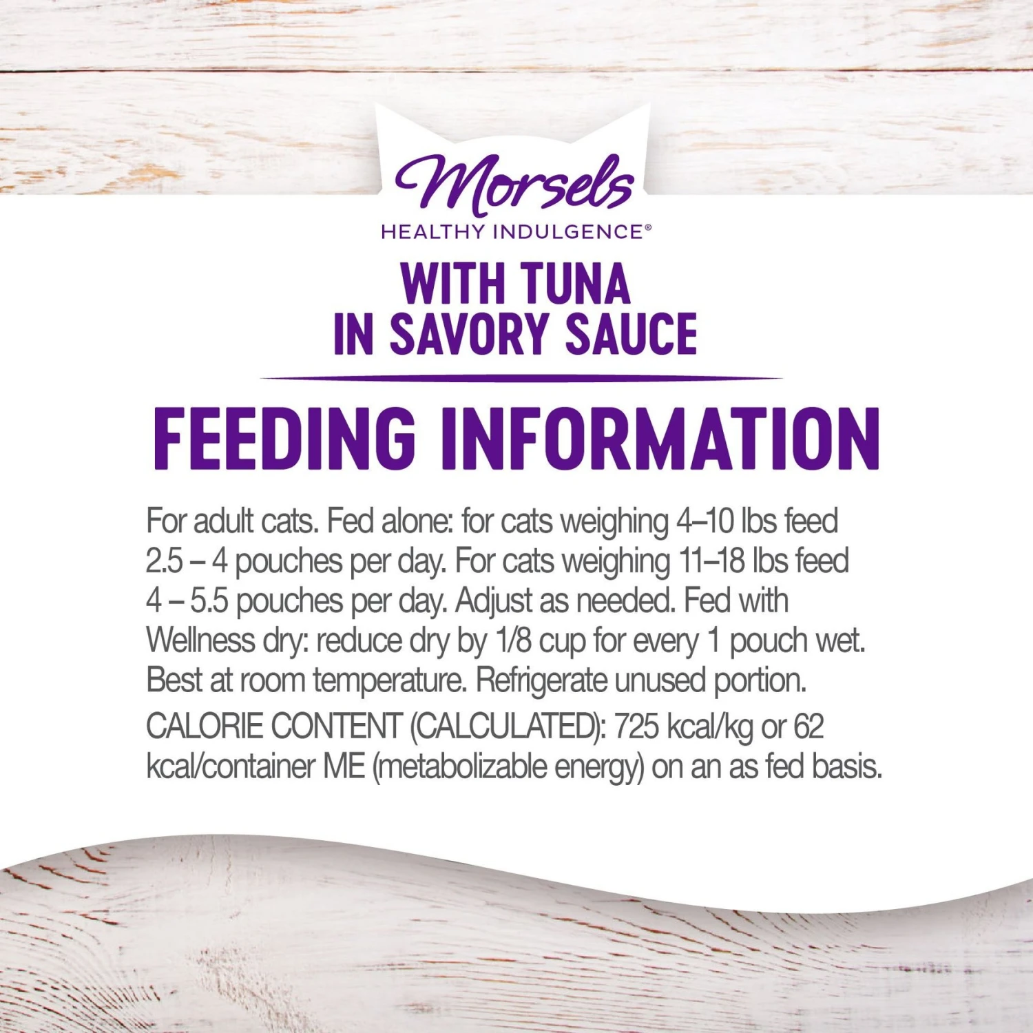 Wellness Healthy Indulgence Morsels With Tuna In Savory Sauce Grain-Free Wet Cat Food Pouches 8 Wellness Healthy Indulgence Morsels With Tuna In Savory Sauce Grain-Free Wet Cat Food Pouches - Image 8