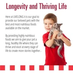 Livelong Healthy & Strong Yummy Meats Wet Cat Food, 5.5-oz Can, 24 Count -Wellness Sales Store 964158 PT4. AC SS1800 V1697117750
