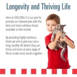 Livelong Healthy & Strong Yummy Seafood Wet Cat Food, 5.5-oz Can, 24 Count -Wellness Sales Store 964174 PT4. AC SS1800 V1697117316