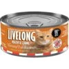 Livelong Healthy & Strong Yummy Turducken Wet Cat Food, 5.5-oz Can, 24 Count