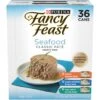 Fancy Feast Seafood Classic Pate Collection Variety Pack Grain-Free Wet Cat Food, 3-oz Can, Case Of 36