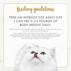 Fancy Feast Seafood Classic Pate Collection Variety Pack Grain-Free Wet Cat Food, 3-oz Can, Case Of 36 -Wellness Sales Store 966622 PT7. AC SS1800 V1696442493