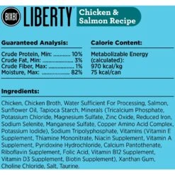 BIXBI LIBERTY Chicken, Salmon & Tuna Recipe Grain-Free Wet Cat Food, 2.75-oz Can, Case Of 12 -Wellness Sales Store 972526 PT6. AC SS1800 V1698683545