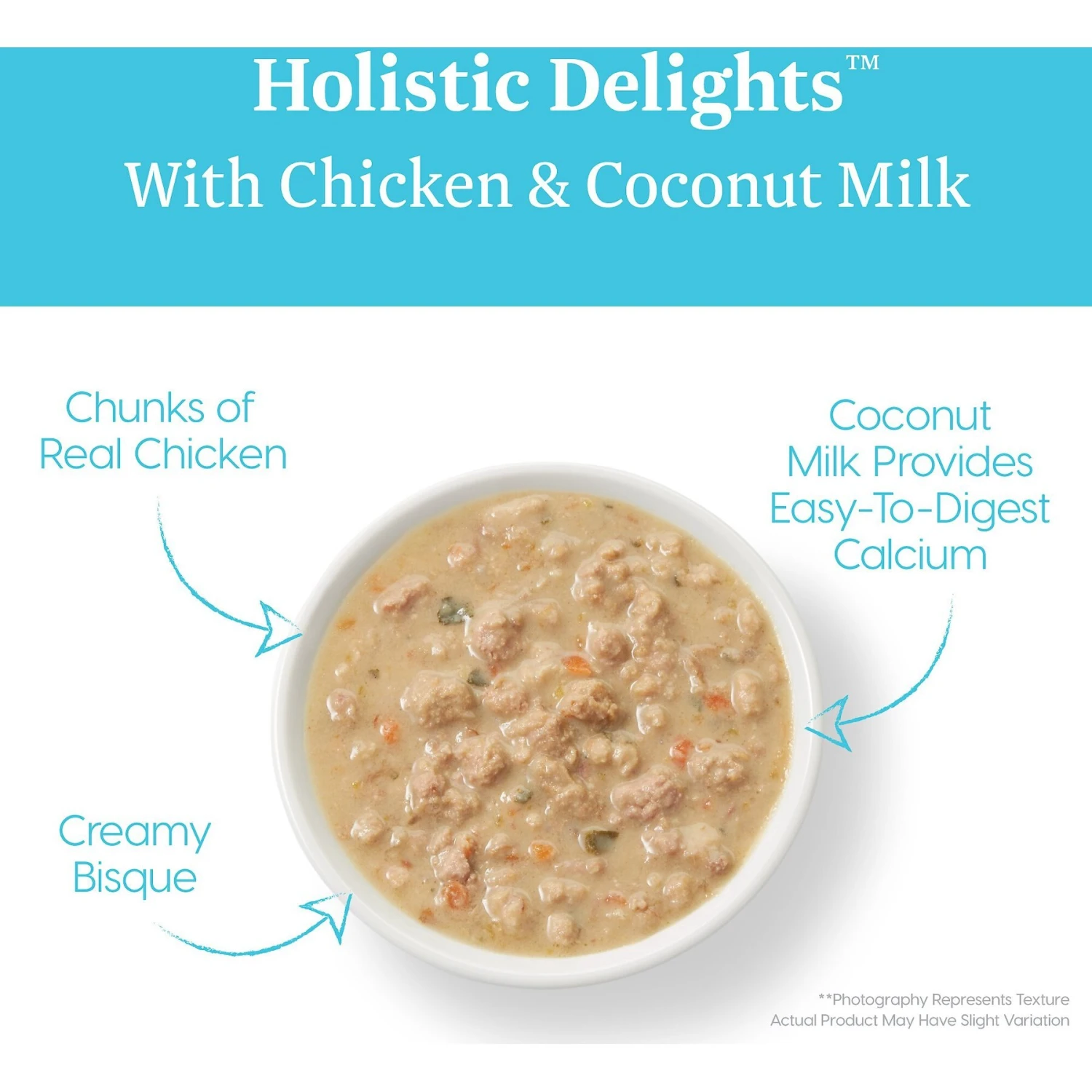 Solid Gold Holistic Delights Creamy Bisque With Chicken & Coconut Milk Grain-Free Cat Food Pouches 3 Solid Gold Holistic Delights Creamy Bisque With Chicken & Coconut Milk Grain-Free Cat Food Pouches - Image 3